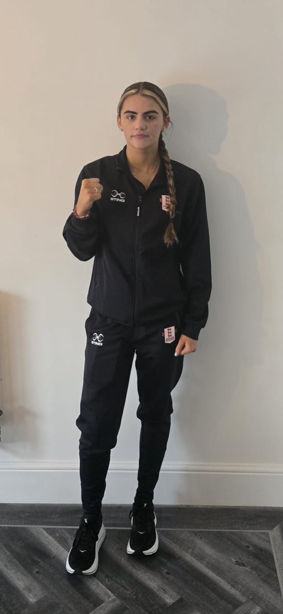 VentureBoxing's tweet image. Today..We Travel To London To Catch Tomorrow’s Flights To Berlin Where Venture’s Letitia McKee Will Represent England In The European U17 Championships .. She Won Gold 🥇🏆 In Last Years European Schools Championships.. Quite Remarkavle For A 15yr Old .. Best Of Luck Letitia 🍀🥊