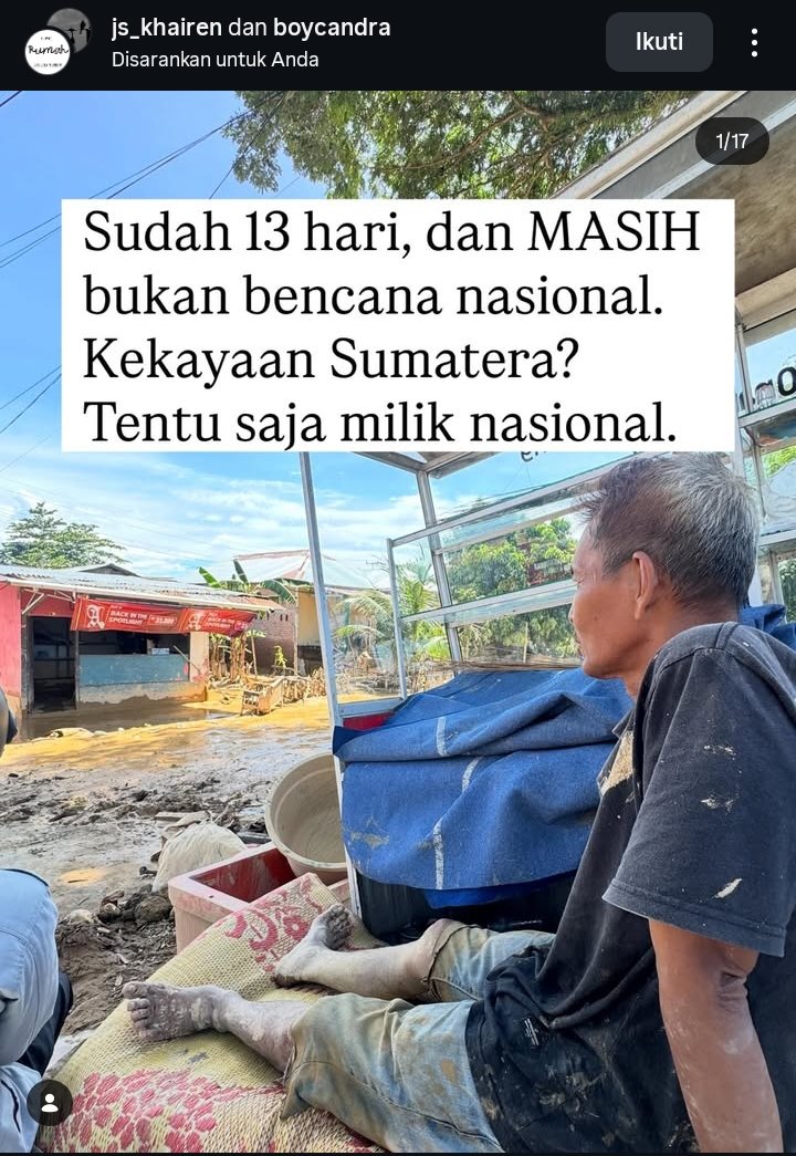 💔
#PrayForSumatera