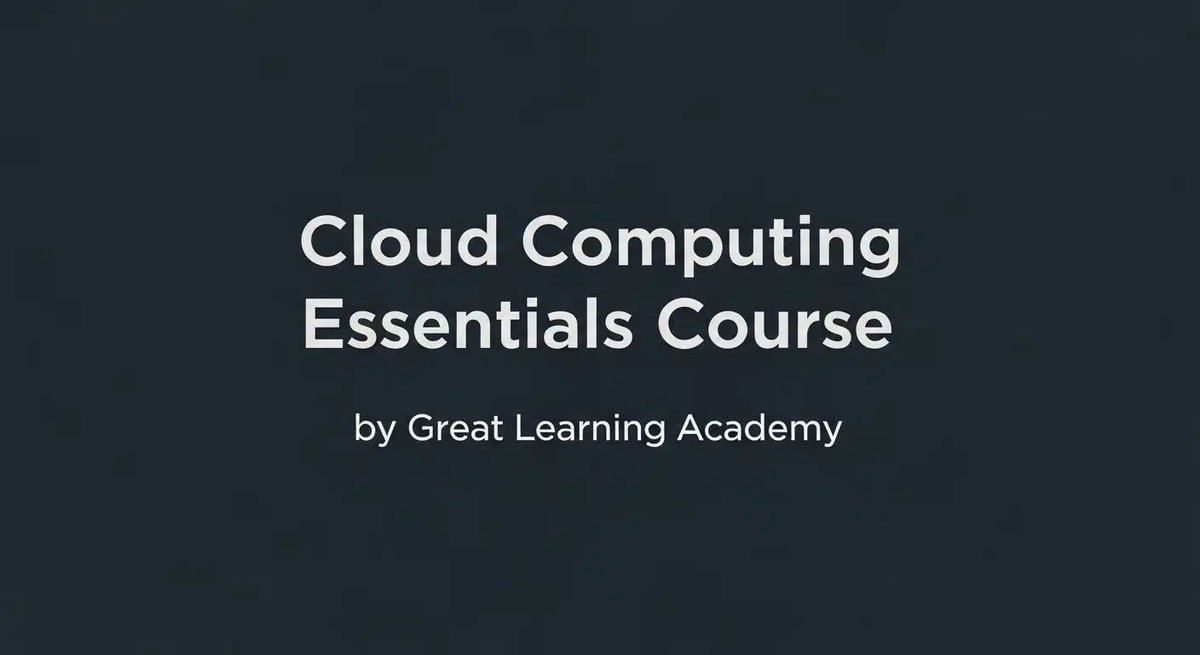 ipfconline1's tweet image. Learn #CloudComputing Essentials with this New Course 

Learn key concepts like virtualization, cloud storage, and security to kickstart your IT career. Ideal for beginners and professionals looking to upskill. 

buff.ly/jOY3IYW @Great_Learning
#AI
Cc @DeepLearn007…