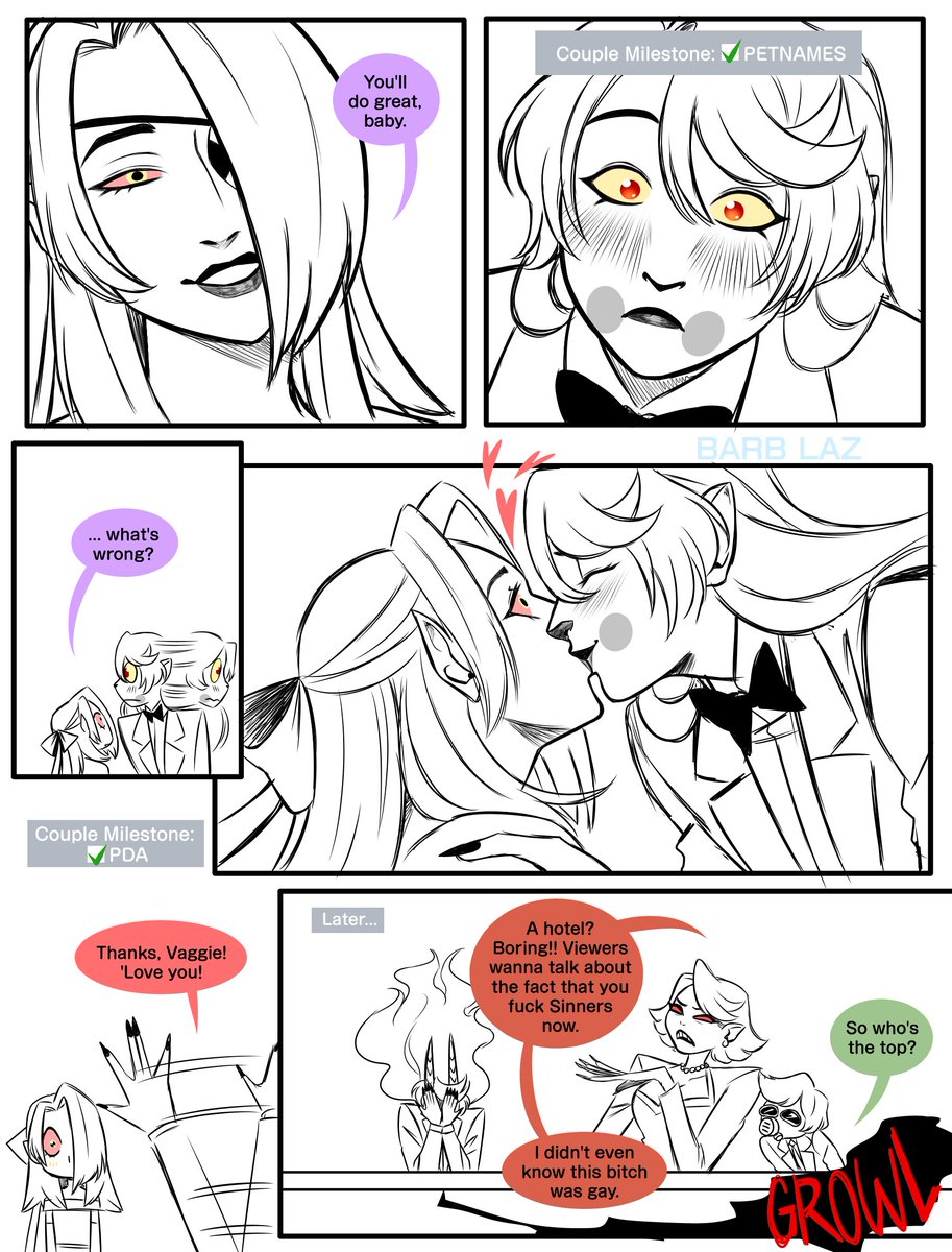 I wonder what Charlie's reaction was the first time Vaggi used a petname on her
#chaggie #chaggi #HazbinHotel