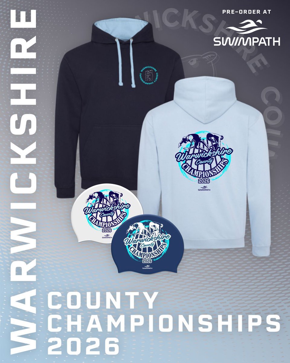 SwimPathUK's tweet image. Pre-order swimming County Championships 2026 Merchandise at SwimPath! ⚡

Order Window 1 Closing Dates:
Gloucester, Kent, Warwickshire, Worcester - 11th January 2026
Wiltshire - 28th December 2025

buff.ly/pjZsI5o