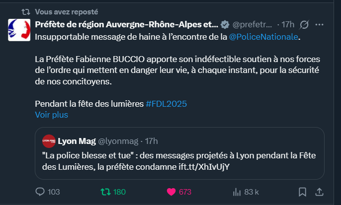 brunobernard_fr's tweet photo. ❌ Triste de voir le débat public une nouvelle fois dégradé par ce genre de diffamation et de polémique stérile.

J'ai relayé la condamnation et le message de la préfecture, il y a plus de 17h.

Je n'ai jamais varié : condamnation totale de toute forme de violence ou de menace, peu importe les auteurs ou les victimes tout au long de mon mandat.