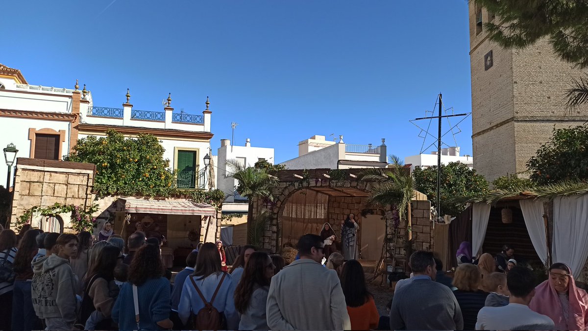 CopyConArte's tweet image. Muy bueno el Belén viviente de Alcalá del Río 👏👏