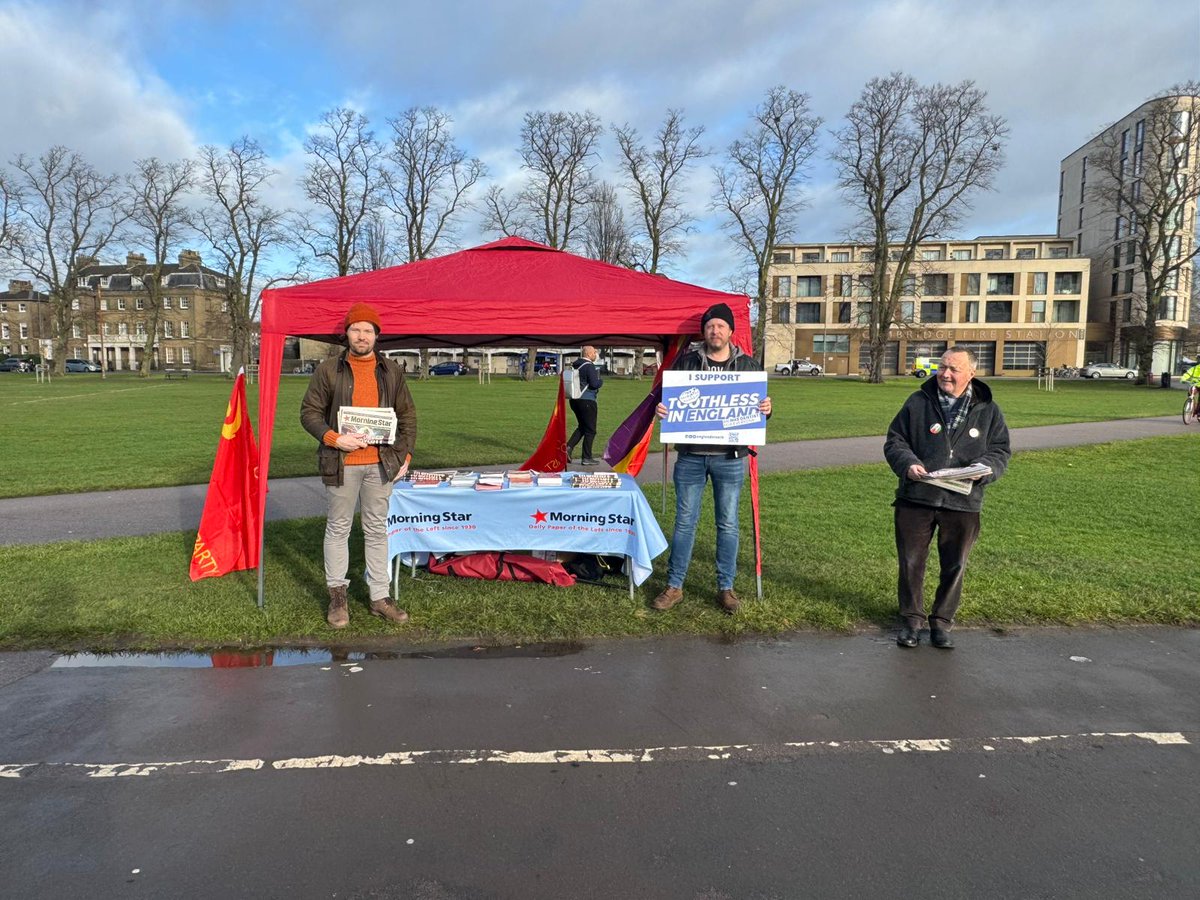 Cambridge Communists attended and leafletted the Mill Road Winter Fair yesterday. We distributed copies of The Morning Star and election campaign leaflets for a people's Cambridge, which went down very well.

Stay tuned to this page for news of forthcoming stalls in Cambs!