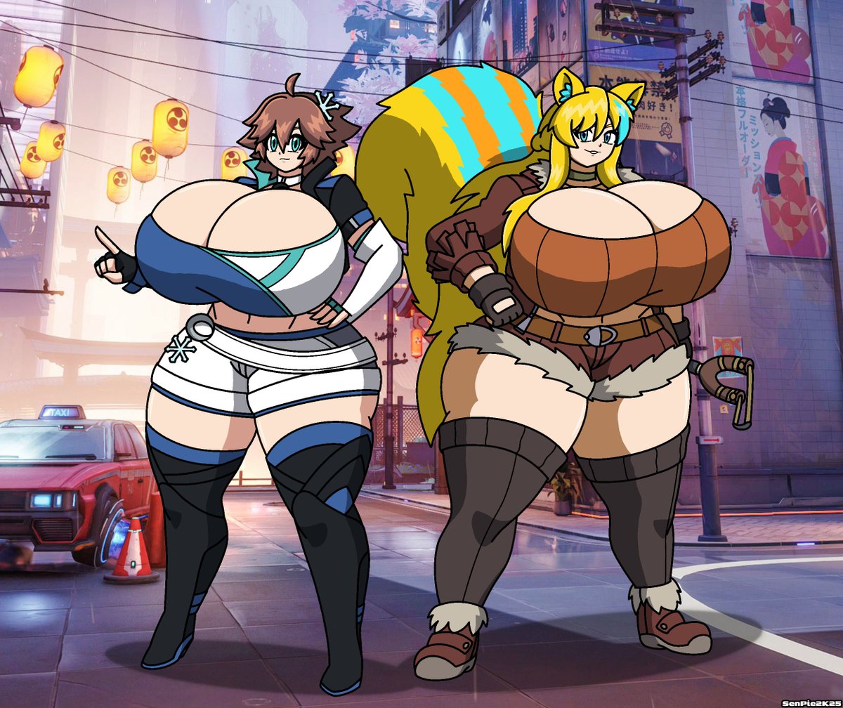 Marvel Boings 🍑 
.
Muffin as Luna Snow by <a href="/Muffin_Mythos/">Muffin Mythos</a> 
Sasha as Squirrel Girl by <a href="/SunSharkSasha/">Sasha</a> 
#myart #oc #bustygirls