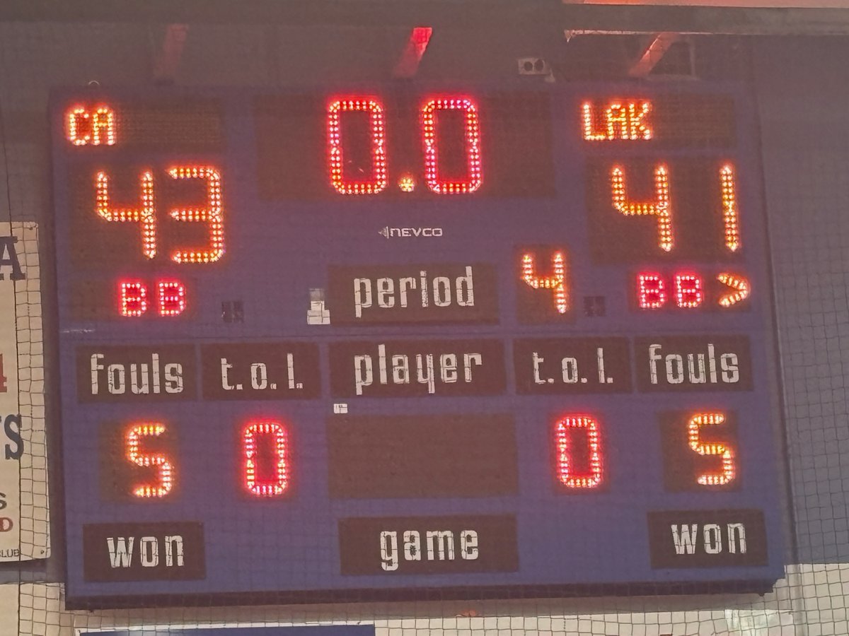Congratulations to our Chargerettes on their home opener victory over Lakeland yesterday in a very close and exciting basketball game. Senior Maurie Newcomb led the Chargerettes with 19 points, while Freshman Alexis Nykaza added 11. The Chargerettes are now 2-1 ! #CAProud
