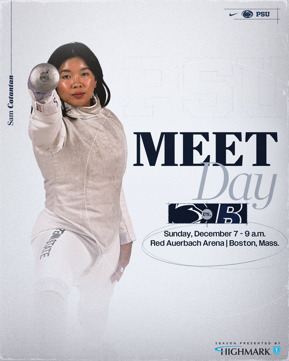 It’s go time in Boston 😤

🆚 Carla-Mae Richard’s Invitational
📍 Boston, Mass.
⏰ 9 a.m.

#WeAre #PSUFencing #fencing