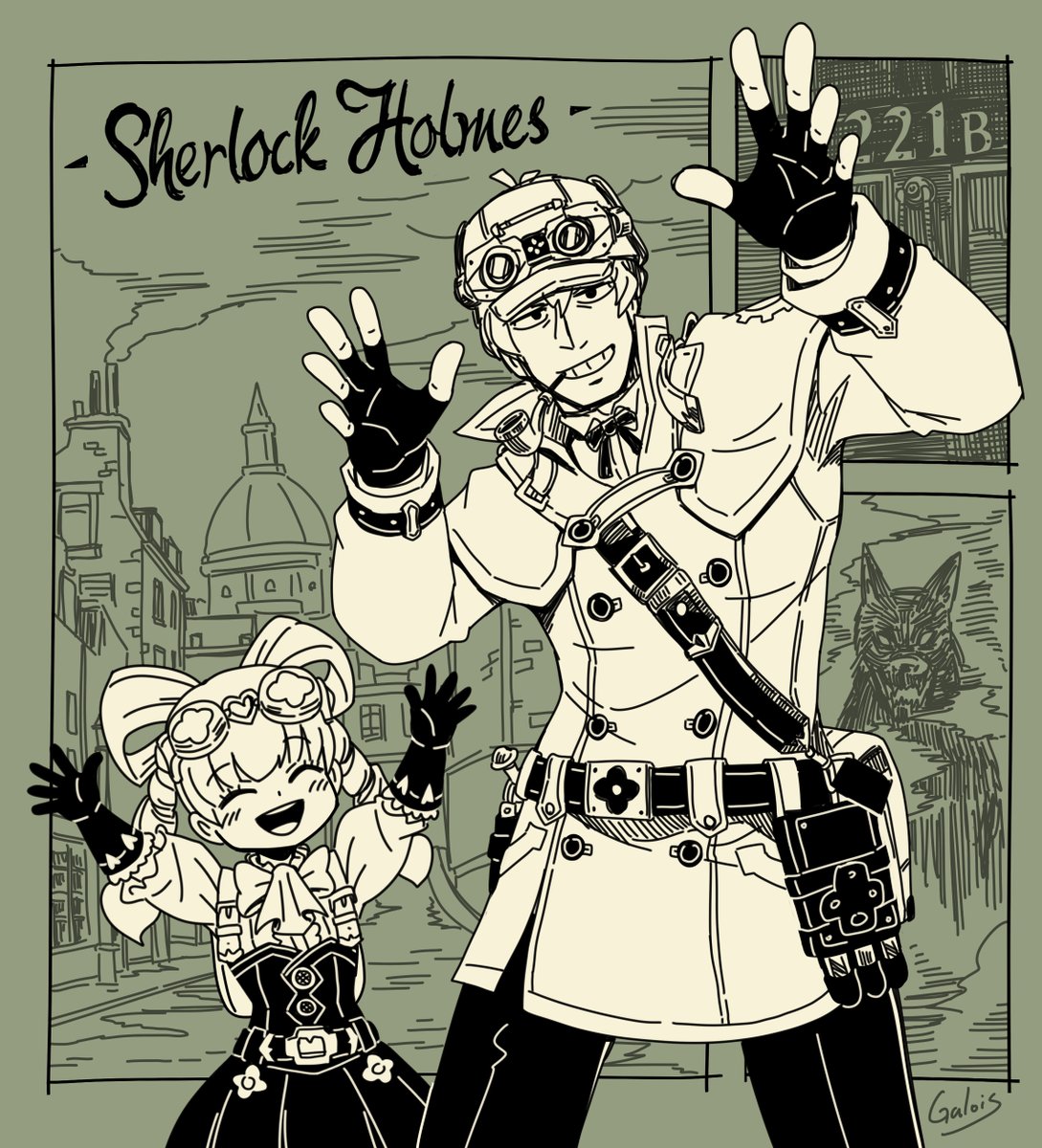 Mr. Holmes &amp; Miss Watson

대역전재판 재밌음.

#大逆転裁判 #逆転裁判 #AceAttorney #역전재판 #シャーロックホームズ #Herlock_Sholmes #アイリスワトソン #IrisWatson