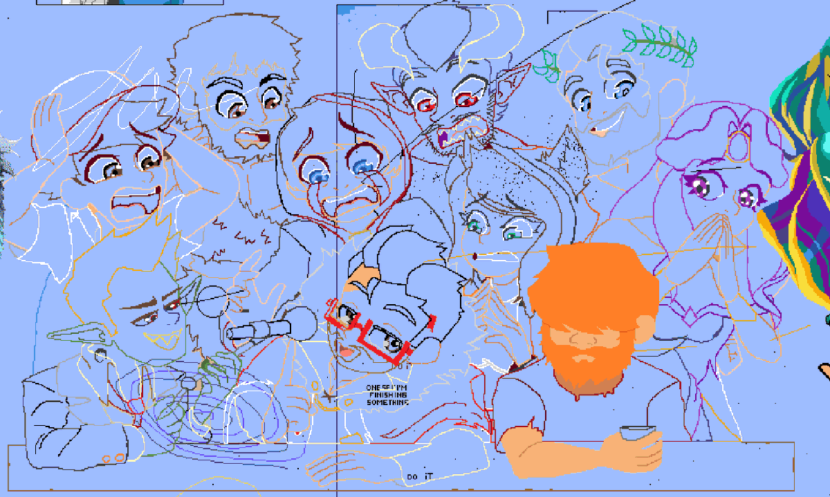 Time to colour this in