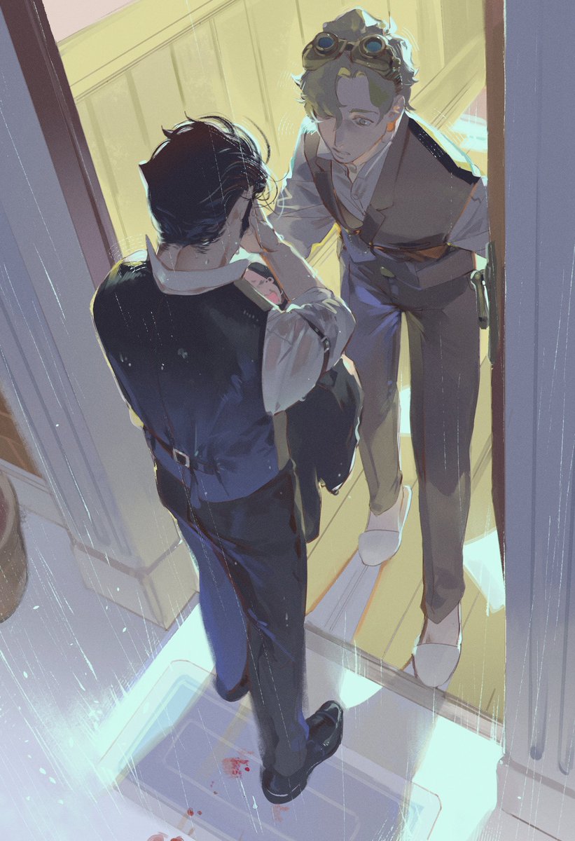 Drew my beloveds in that one fateful night for <a href="/tgaaprecanon/">Reminiscences: A TGAA Pre-Canon Zine</a>! (Leftover sale is still live btw 😋)