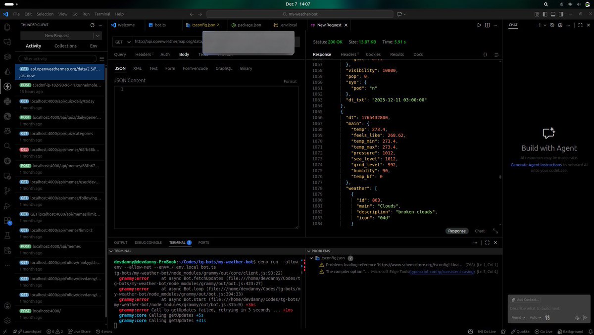 dannyclassi_c's tweet image. Another Day, Another Project, Another Grind 

#crackeddev #fullstackdev #backenddev #tgbot