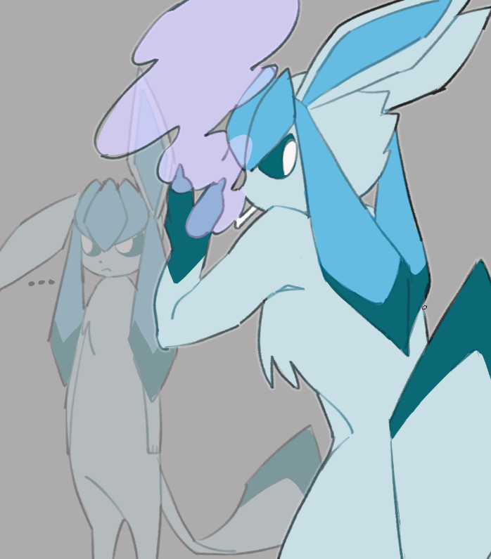 norsecatt's tweet image. glaceon
