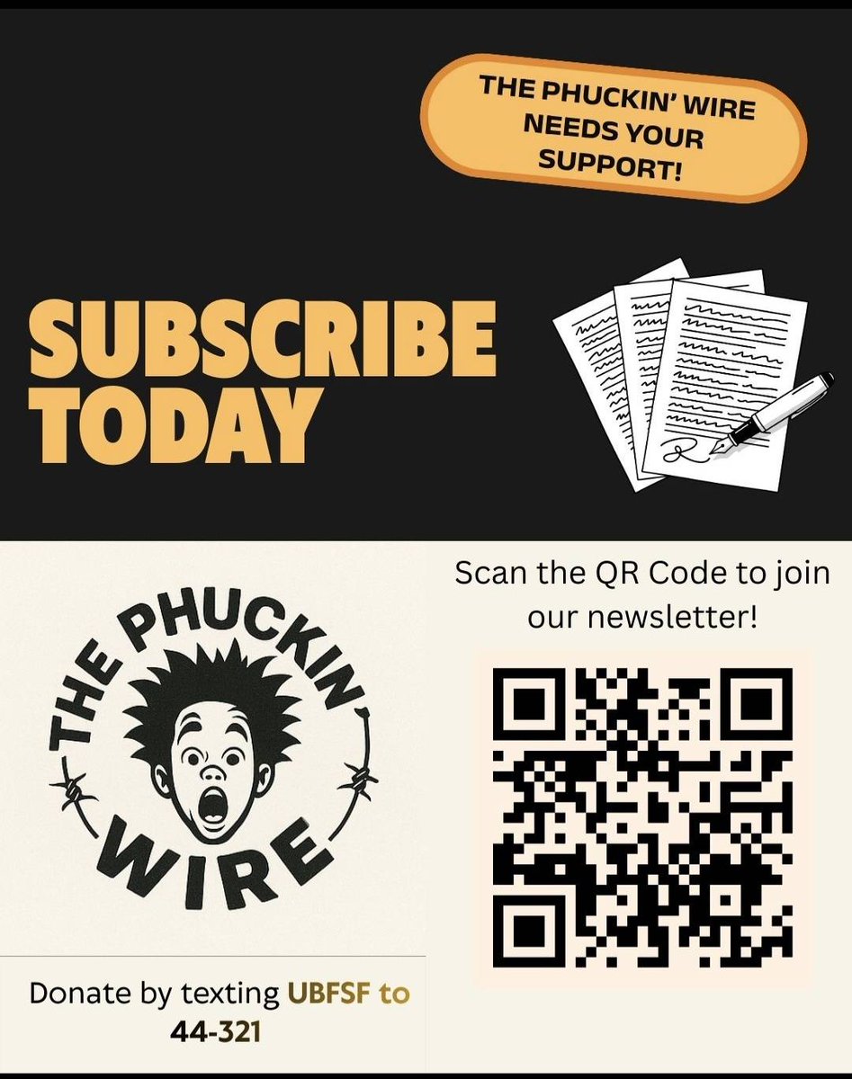 UBFSFORG's tweet image. 🎥 New update from the Hundred Stories Project!
We’re preparing to launch the Phuckin’ Wire Newsletter — built with and for incarcerated writers.
Read here: substack.com/@zomediaproduc…
💛 Donate: text UBFSF to 44-321
#UBFSF
