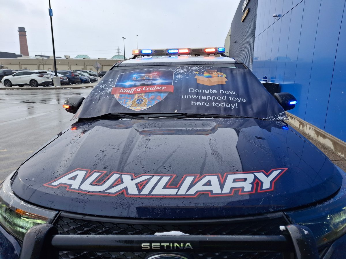 Today we’re at the Fairview Walmart for the 2025 Stuff-a-Cruiser – come by and say hi! 
 
🚔✨ We are collecting new, unwrapped toys for children in the community.   
 
🎁More details: bit.ly/4hTAede