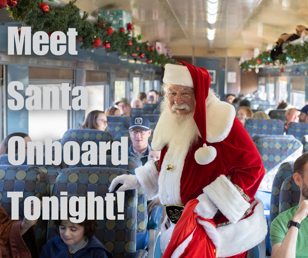 ❄️ Holiday magic happens tonight—don’t miss it. ❄️ Our 7pm North Pole Flyer still has room for families ready for cocoa, cookies, and cozy time with Santa.

austinsteamtrain.org/north-pole-fly…