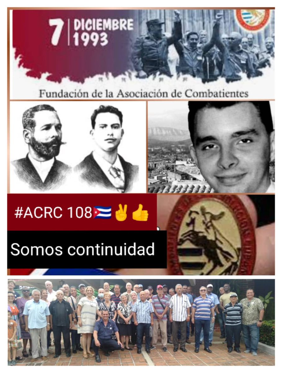 Una felicitación a todos los miembros de la ACRC  en este 32 aniversario, desde nuestra Asociación #108 de Playa, La Habana.
#CubaViveEnSuHistoria