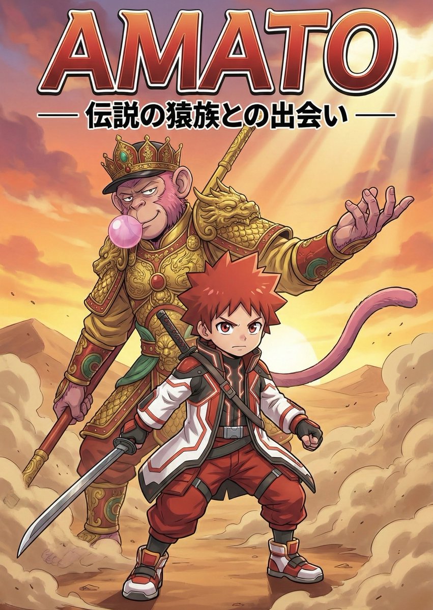 AMATOマンガ連載予告

ー伝説の猿族との出会いー