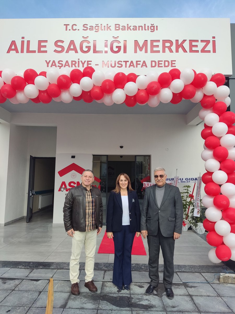 Kayaköy ve Hacıeyüplü TOKİ' lerde Yaşariye&amp; Mustafa Dede hayırseverimizin yaptırmış olduğu Aile Sağlığı Merkezinin açılışına katılarak Dernek Başkanım Osman Yüreci yanlız bırakmadık.Emeklerinden dolayı Denizli İl Sağlık Müdürüm Berna Öztürk teşekkür ederim.
<a href="/BERNABeozturk/">BERNA ÖZTÜRK</a>