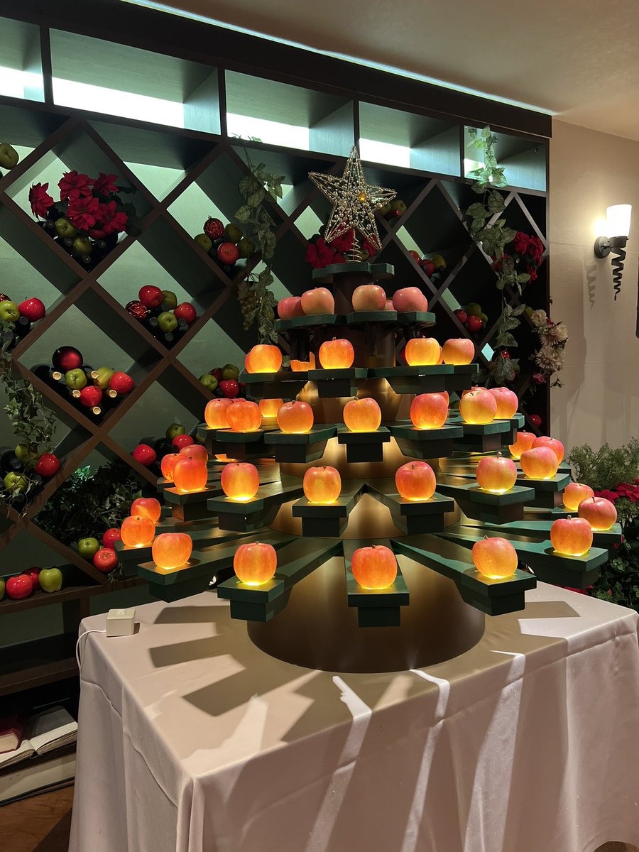 みつりんごツリー🎄🍎💡✨
