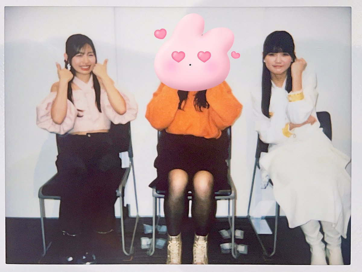 12/7 アンジュルム 個別 伊勢鈴蘭ちゃん 長野桃羽ちゃん 3shot チェキ