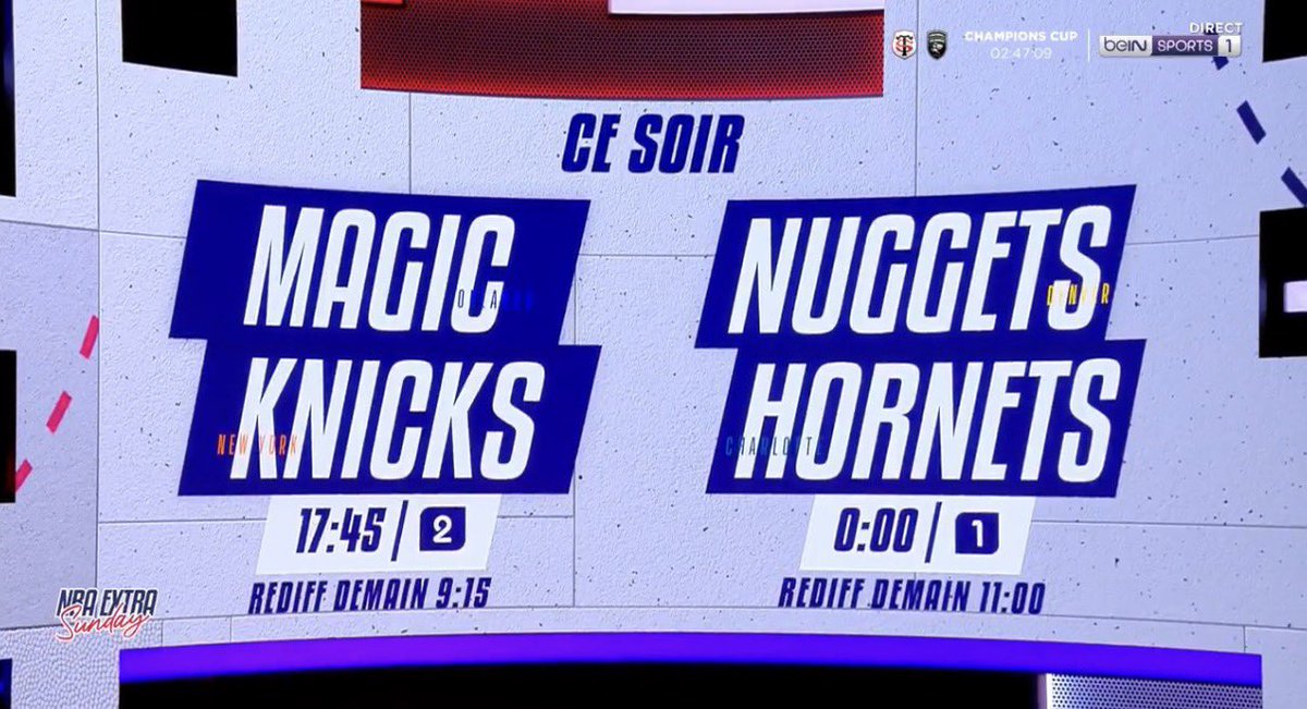 SoFrenchProd's tweet image. Ça vous dit un petit revival du SNL, à 17h45 sur @beinsports_FR 2…? 

Avec un quiz pourri… un One Week in the NBA… Du Xav, @singletonchr et même @AudreySauret !

À tout à l’heure 🔥🔥🔥

#nbaextra