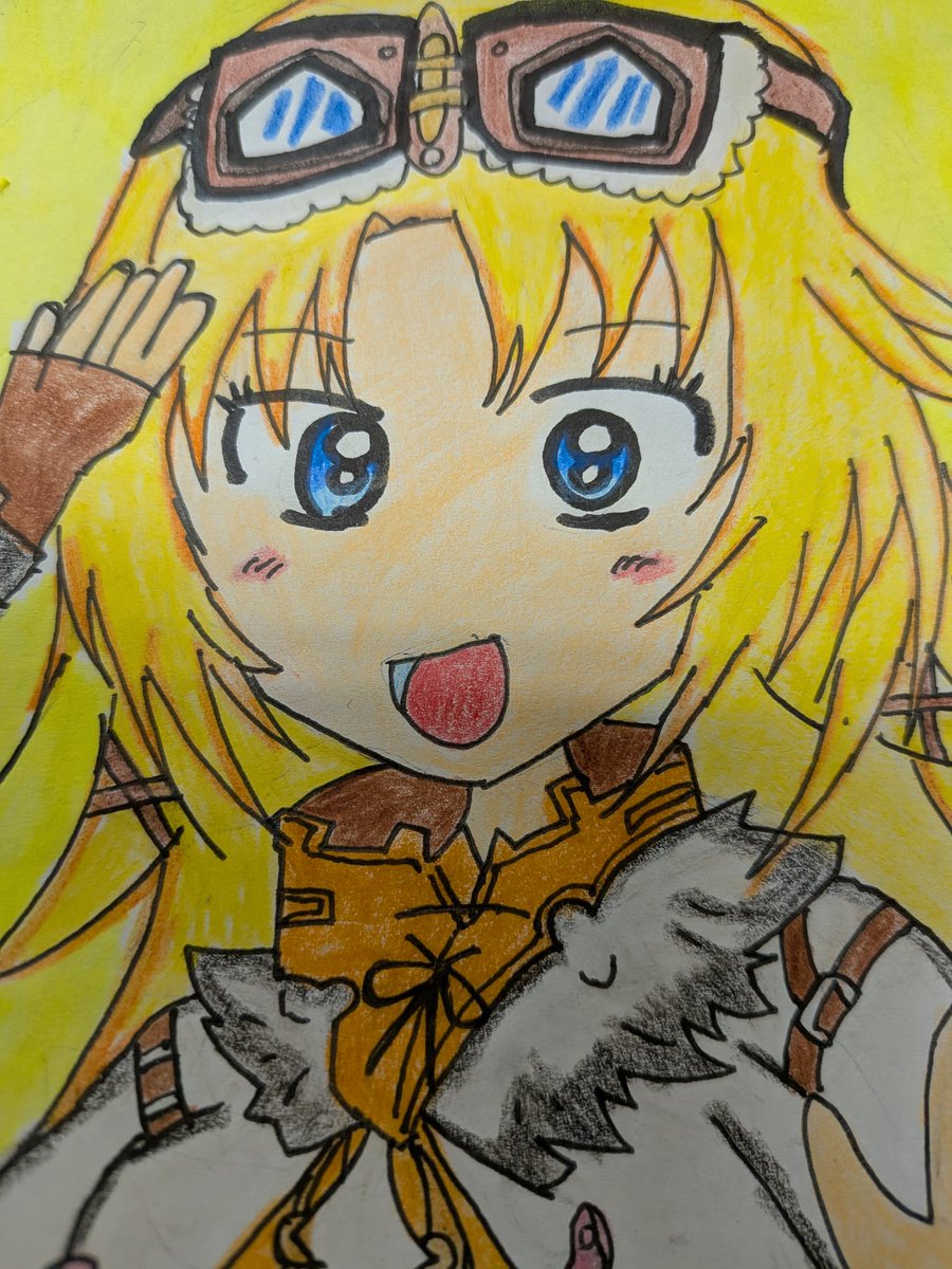 今年も色んな人の似顔絵描いていくよ! こちらはいつも元気で明るい