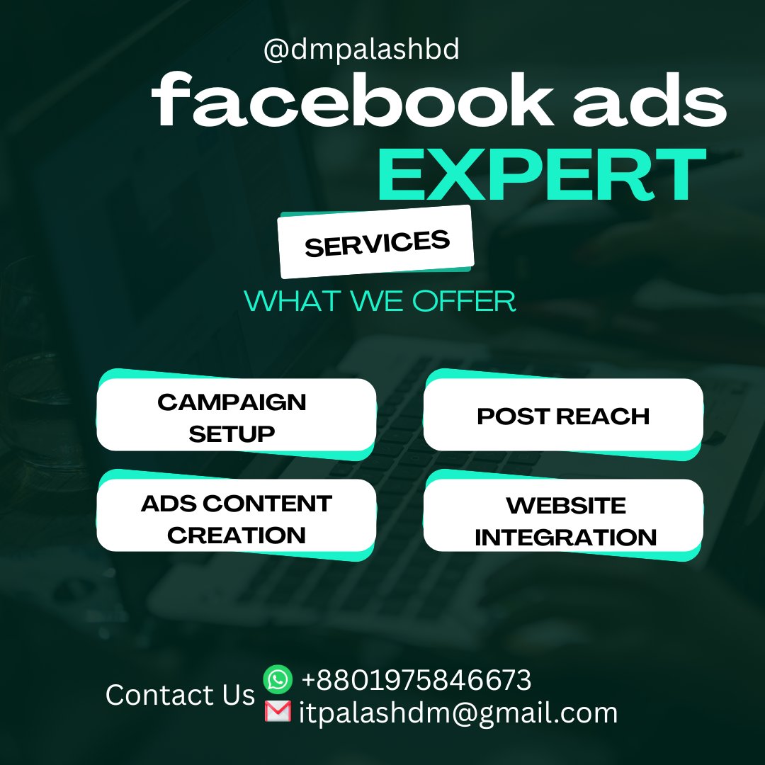 dmpalashbd's tweet image. 🔥 Facebook Ads Expert
Get more sales, leads &amp;amp; reach with optimized ads!

✔ Targeting
✔ Conversion
✔ Scaling

DM for ads management!

#facebookads #digitalmarketing #socialmediamanage