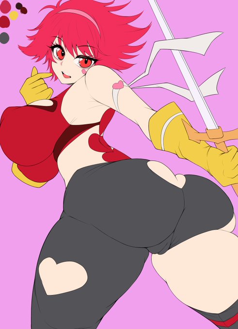 線画と色分けして、カゲ塗りして、ハイライトとか追加して完 