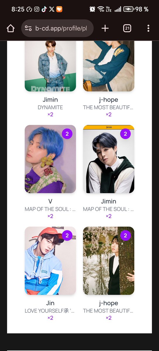 Tam⁷ || ⦿ ☰ ☲ VERÉ A BTS tweet media