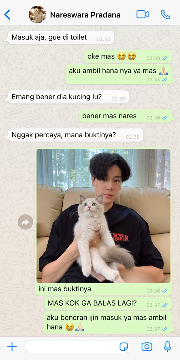pphuworld's tweet photo. #PondPhuwin AU

The Secret Between Us

Jatuh cinta itu misteri, penuh tanda tanya dan ilusi. Maka dari itu, Nares dan Jio tidak bisa melakukan apapun ketika mereka jatuh hati, ya… selain sembunyi-sembunyi. https://t.co/Qc3UCsbOnT