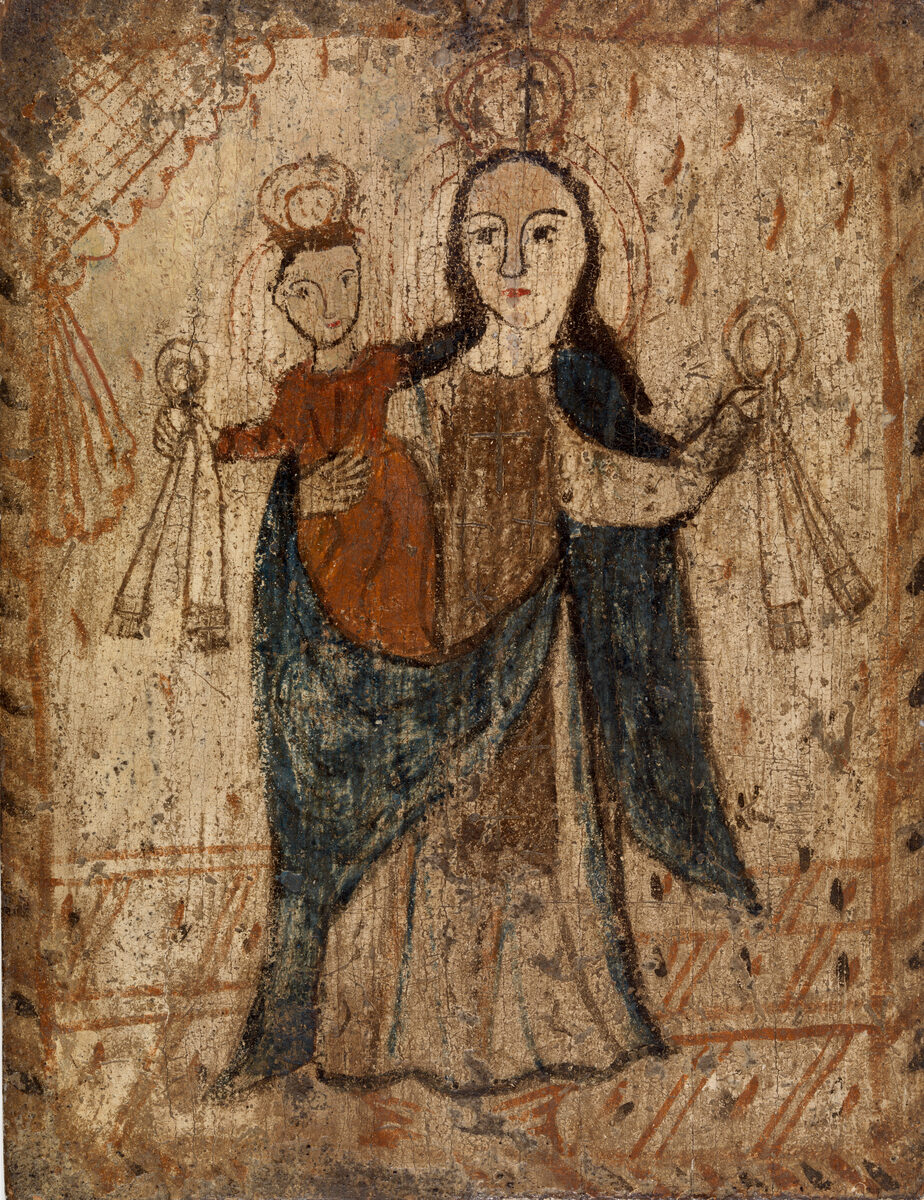 Our Lady of Mount Carmel (Nuestra Señora del Carmen)  by Pedro Antonio Fresquis collection.barnesfoundation.org/objects/6032/