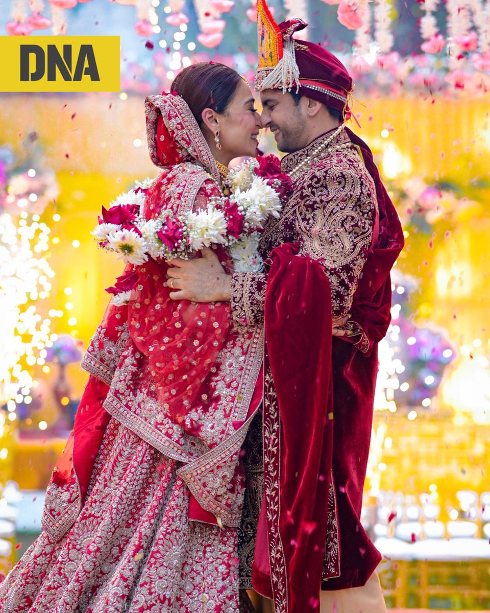 dna's tweet photo. Sara Khan, known for her roles in television serials such as Sapna Babul Ka...Bidaai and Sasural Simar Ka, has tied the knot with actor-producer Krish Pathak.

Read Here: https://t.co/h7jqjUZVdh

#DNAUpdates | #SaraKhan | #KrishPathak https://t.co/Yyak7bjdKl