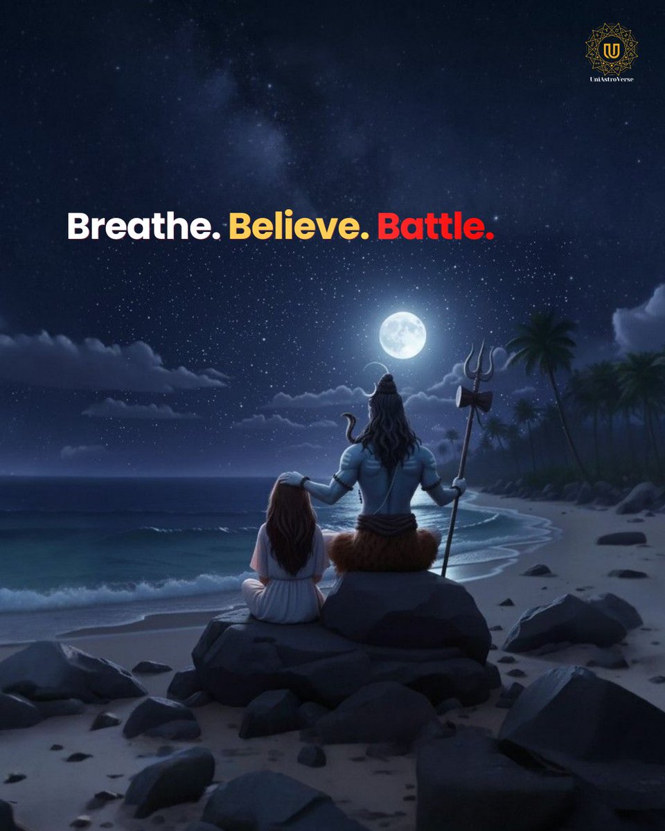 Uniastroverse's tweet photo. Not every war is fought outside, some battles begin within.
But with Lord Shiva, patience becomes power, and fear transforms into clarity.

So breathe deeply, believe fully, and battle wisely. 🌌🔱

DM now for personal consultation 🧿🔮
#Uniastroverse #Shiva https://t.co/vjGVuF4w5v