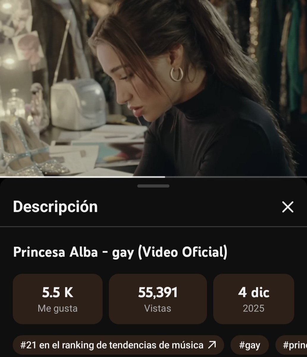"GAY" by <a href="/princesa__alba/">princesa alba</a> sube al puesto #21 de tendencias en youtube ✨️🏳️‍🌈💋
KEEP STREAMING!!!
youtu.be/6Xm2labrJI8?si…