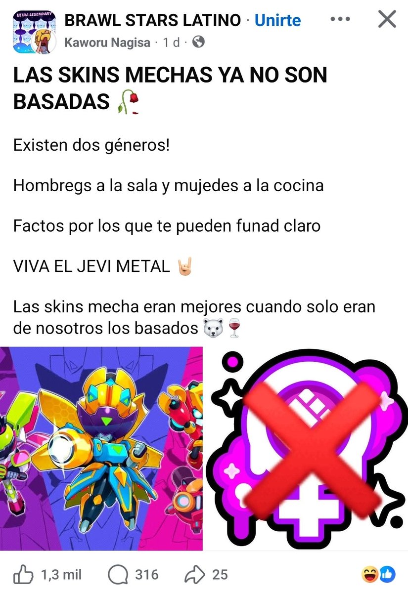 ¿Por qué no hablas con los de Facebook?
Los de Facebook: