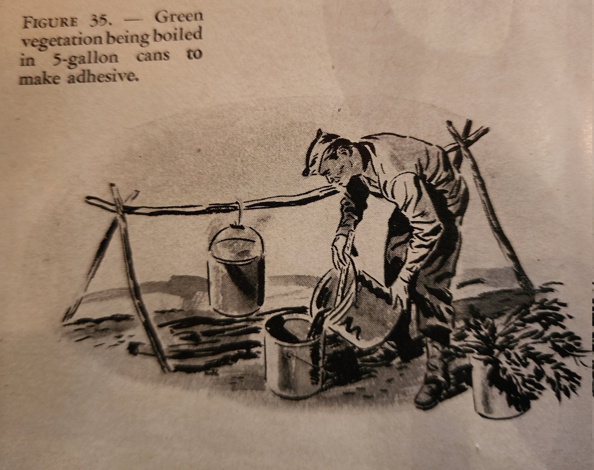 Why would soldiers need to make adhesive in WWII. Expect an article on drones to discuss this.