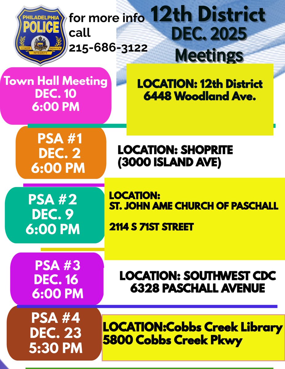 PPD 12th District (@ppd12dist) on Twitter photo 