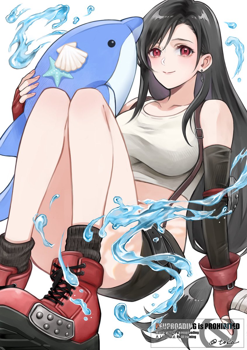 ill_toka's tweet photo. 無印ティファ🐬 https://t.co/jQcobVqdCW