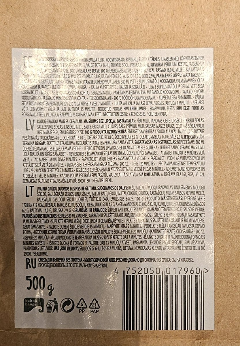 Apraksts, ko pat MI nepalīdzēja saprast. Kas ir prīmulu milti un ceļteku sēklapvalki? 🤔