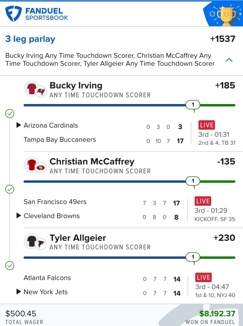 ChillyBets's tweet image. It’s a good week to go back to back on RB TDs 🚀

200 likes/RT and we’ll drop one 

All the plays for $5 👇

dubclub.win/r/p/pri-5pb4e/…