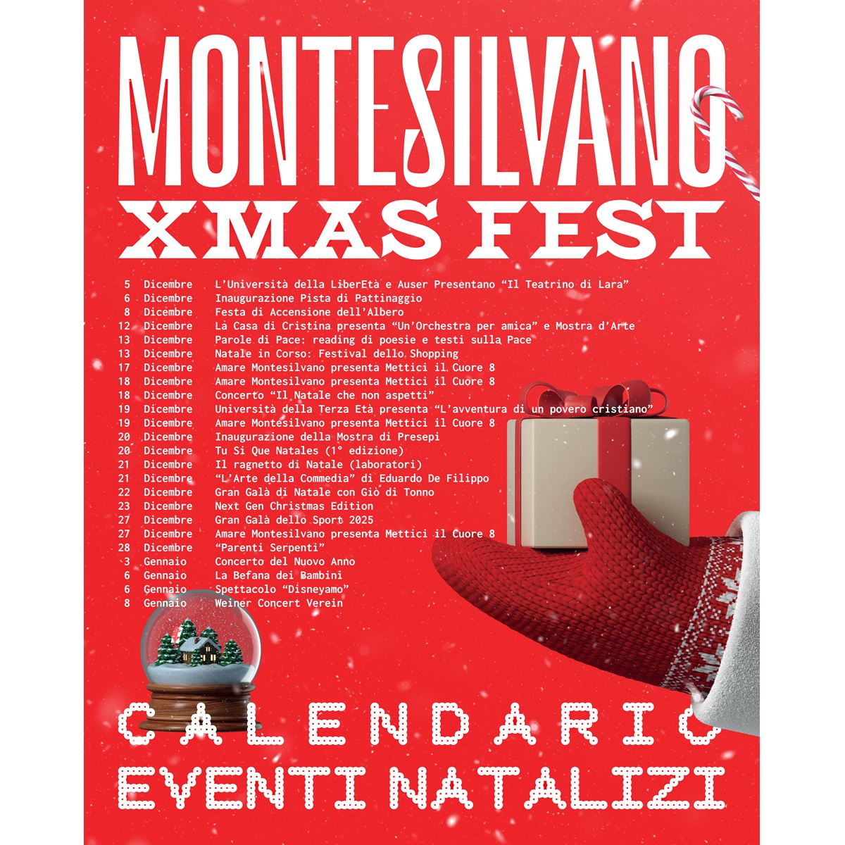 La Magia del Natale accende Montesilvano: presentato in mattinata un cartellone di eventi che emoziona.
Ulteriori dettagli qui:

abruzzooggi.it/regione/pescar…

#abruzzo #AlessandroPompei #CorinnaSandias #eventi #eventinatalizi #Montesilvano #OttavioDeMartinis #PalaDeanMartin
