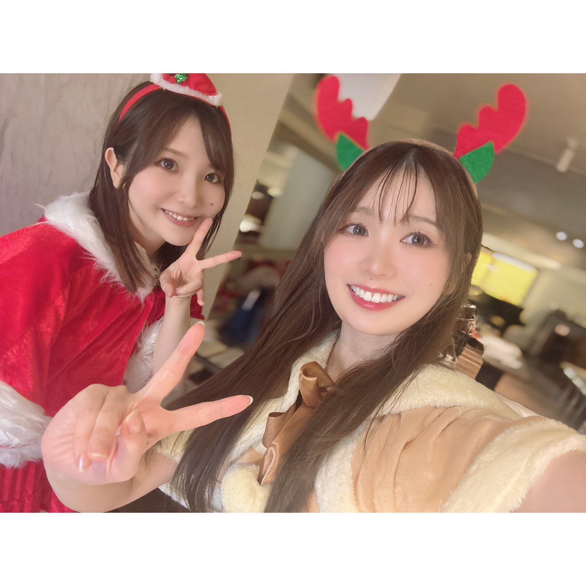 【#シノサキ2025】 ご来場いただきありがとうございました❣️皆さんのおかげで、とっても楽しい空間になりました！　お手紙やプレゼント、お花も感謝です✨　またこういう機会が作れるよう頑張ります🎅　まのちゃん、そしてお手伝いに来てくれた神田優さんと伊藤さや香さんにも大感謝ー！
