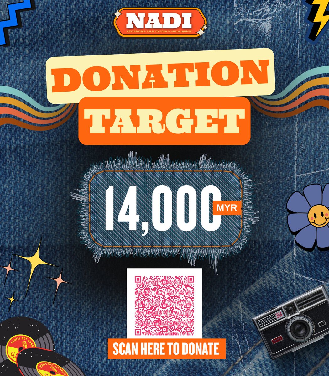 [𝗣𝗨𝗟𝗦𝗘 𝗢𝗡 𝗶𝗻 𝗞𝗟]

𝗗-𝟭𝟳𝟰

•The NADI project donation for PULSE ON is now opened!
•The donation will be closed once the target reached.
•Please make sure to fill out the form for our records.
📝forms.gle/1kcFusnSDzahL9…

#TREASUREinKL