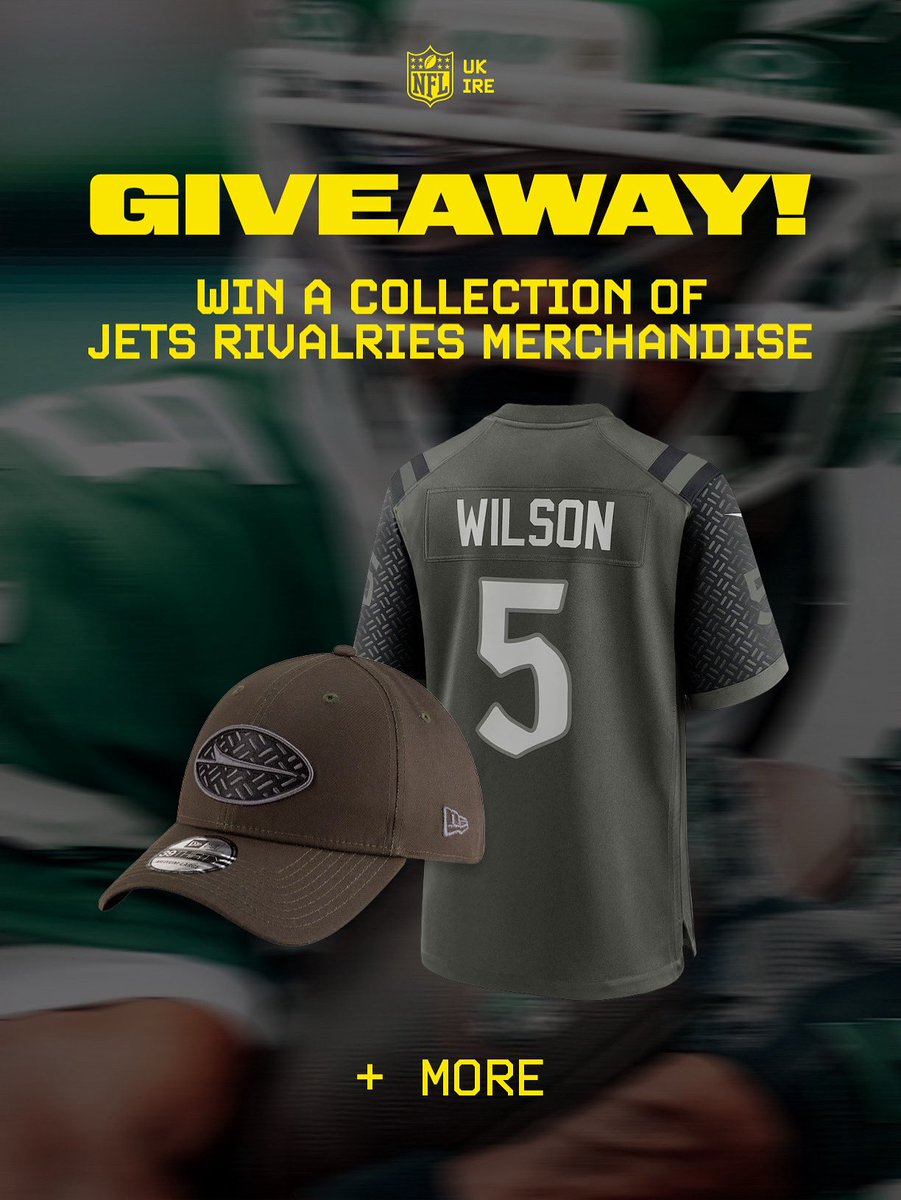The <a href="/nyjets/">New York Jets</a> will be wearing their Rivalries uniforms tonight and you could get your hands on a jersey, anorak and cap from the collection! TO ENTER:

✅ Like and share this post 
✅ Tag a friend below 
✅ Follow <a href="/NFLUKIRE/">NFL UK & Ireland</a> 

(T&amp;Cs apply, UK&amp;IRE entries only)