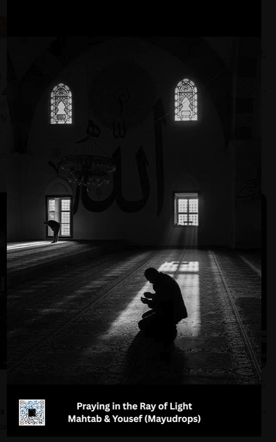 Glad to see our B&amp;W photo with other photos of <a href="/TheBnWWorld/">The Black & White World ⟁</a> gallery, displayed during BRUNCH BY FIDEL EXHIBITION in Miami.
Thank you so much <a href="/FidelEverywhere/">Fidel Amos ⟁</a> for arranging this amazing exhibition.❤️❤️❤️

𝑷𝒓𝒂𝒚𝒊𝒏𝒈 𝒊𝒏 𝒕𝒉𝒆 𝑹𝒂𝒚 𝒐𝒇 𝑳𝒊𝒈𝒉𝒕
Available on <a href="/foundation/">Foundation 🌐</a>