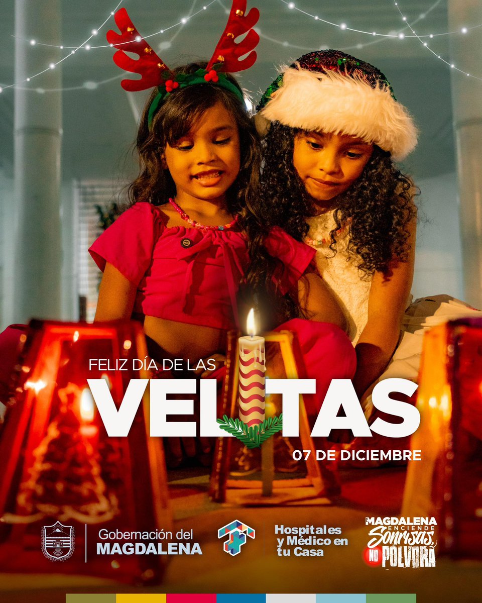 hujuliomendezb's tweet photo. ✨ Hoy encendemos mucho más que una vela. Encendemos esperanza, unión y el compromiso de seguir trabajando por el bienestar de cada familia magdalenense.

Que esta noche de Velitas ilumine nuestros hogares y nos recuerde que cuando cuidamos la vida, también encendemos sonrisas. https://t.co/tg4U1L6vfX