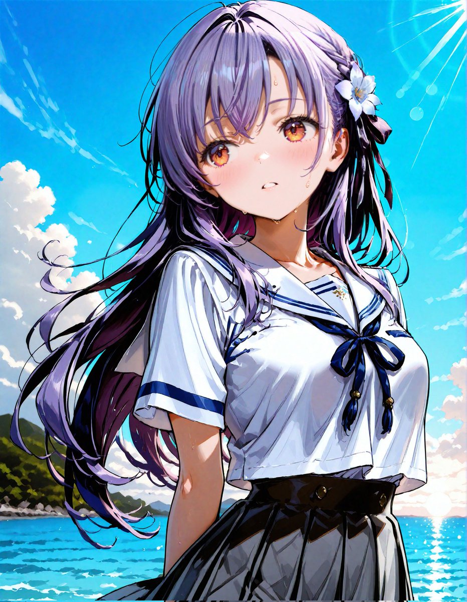 イラスト @q_mls8 皆さん、こんこんにゃ～🦊🐱 サマポケの蒼ちゃんです🧚 またタッチの