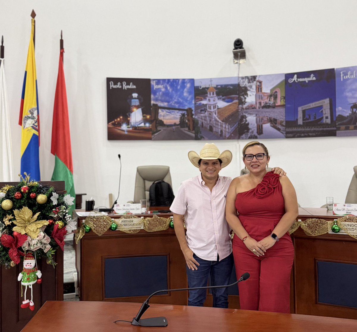 El día anterior despedimos a nuestra colega y amiga <a href="/BQuirife/">Alexa Quirife B.</a> después de 6 años en la asamblea Dptal de Arauca para asumir el reto de llegar al Congreso de la República. Buen viento y buena mar, querida amiga. Nos hará falta.