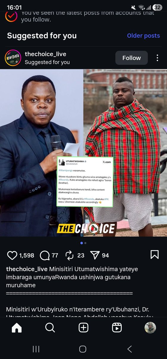 ricardishimwe's tweet photo. @jnabdallah  Nyakubahwa Minister 
Twe @jaysqueezer12  yirirwa yandagaza  atuka burimunsi natwe twaba turi ibigarasha ? 

Uyu kasuku yirirwa yitwikira umutaka wogutuka ibigarasha 
Akabikoresha asenya uwashaka yandarika uwo acyeneye 

Nubu dutegerehe ubutabera bwa @RIB_Rw https://t.co/cKuq7KVdX3