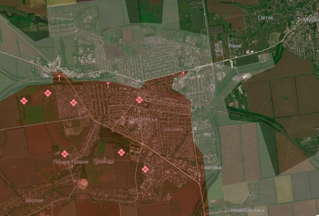 POKROVSK IS BEING CLEARED OF RUSSIANS

"In Pokrovsk, search-and-assault operations and elimination of the enemy in urban areas continue. In Myrnohrad, Ukrainian units hold defensive lines and eliminate the enemy on the approaches to the city,".

To ensure uninterrupted supply of